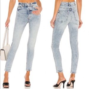 Free People light wash Zuri jean